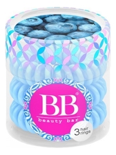Beauty Bar Набор резинок для волос Светло-голубой Hair Rings 3шт