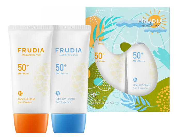 

Набор солнцезащитных средств для лица SPF50+ PA++++ (тональная крем-основа 50мл + крем-эссенция 50мл)
