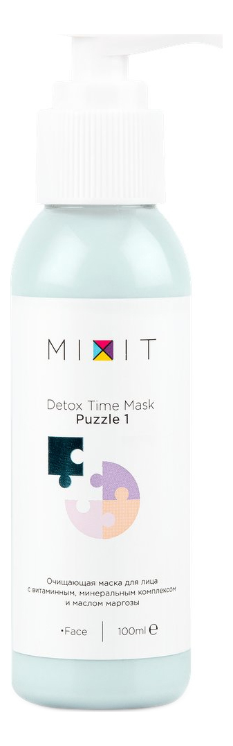 

Очищающая маска для лица Detox Time Mask Puzzle 1 100мл: Маска 100мл, Очищающая маска для лица Detox Time Mask Puzzle 1