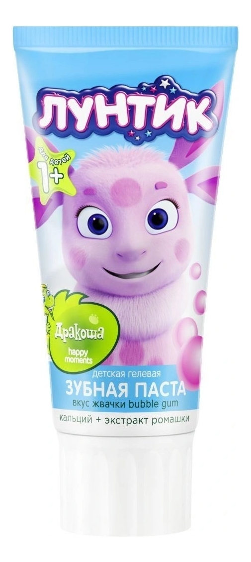 

Детская зубная паста Лунтик 60мл (Bubble-Gum)