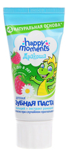 Happy Moments Детская зубная паста Дракоша 60мл (малина)