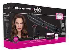 Rowenta Фен-щетка для волос Elite Hot Air Brush 1200W CF7812F0 (2 насадки)