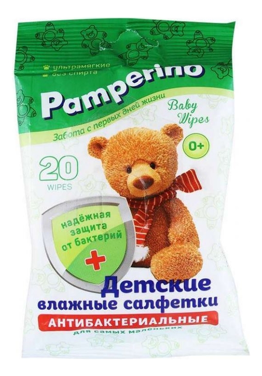 

Детские влажные антибактериальные салфетки Baby Wipes: Салфетки 20шт, Детские влажные антибактериальные салфетки Baby Wipes