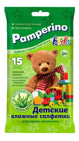 

Детские влажные салфетки Kids Wipes: Салфетки 15шт, Детские влажные салфетки Kids Wipes