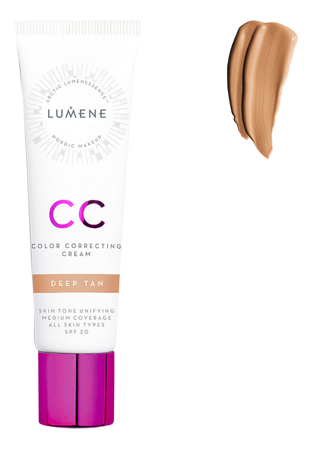 CC крем Абсолютное совершенство Nordic Chic Color Correcting Cream SPF20 30мл: Deep Tan