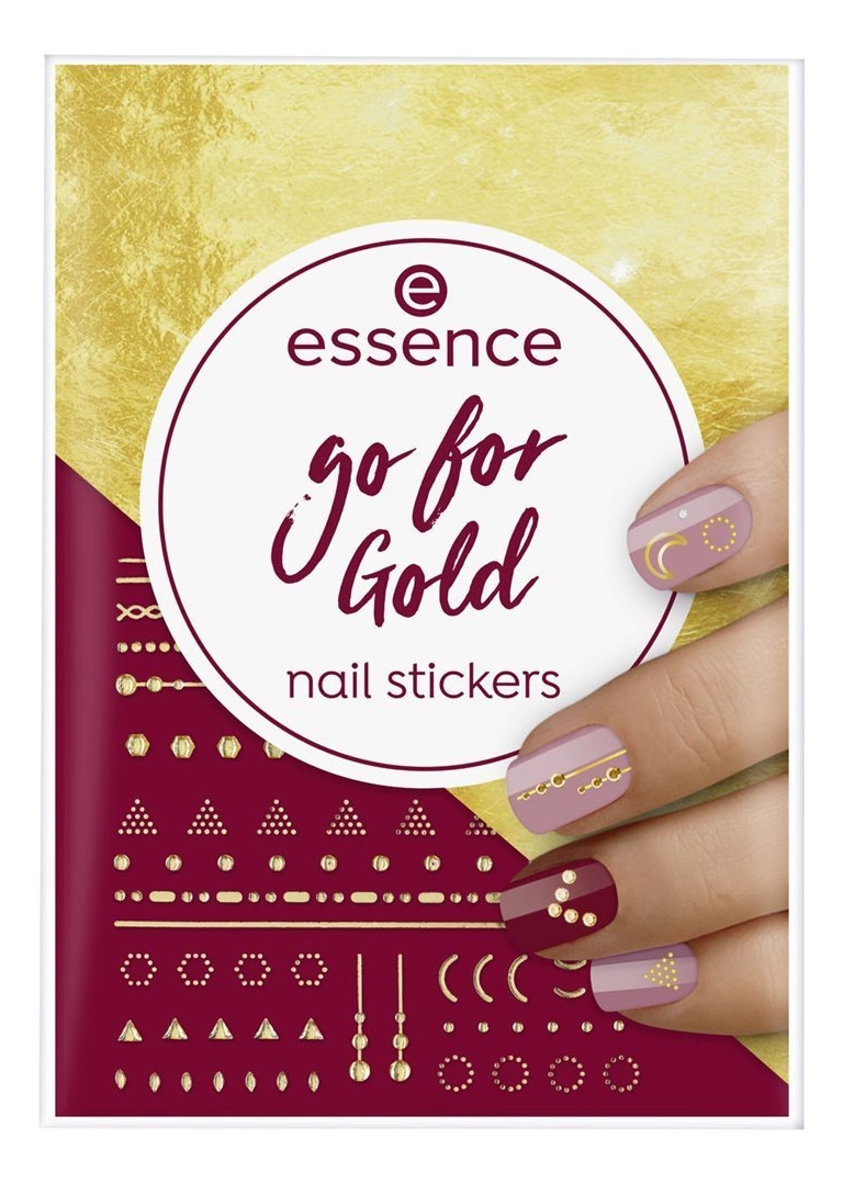 Купить Наклейки для ногтей Nail Stickers Go For Gold, essence