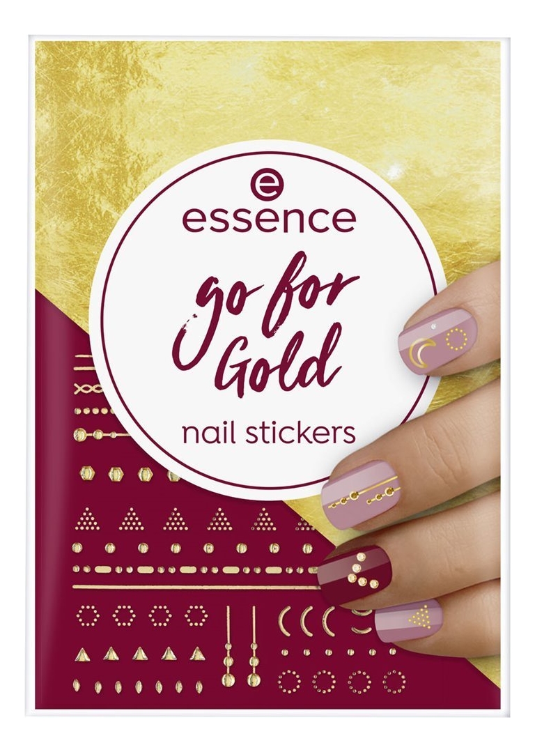 

Наклейки для ногтей Nail Stickers Go For Gold