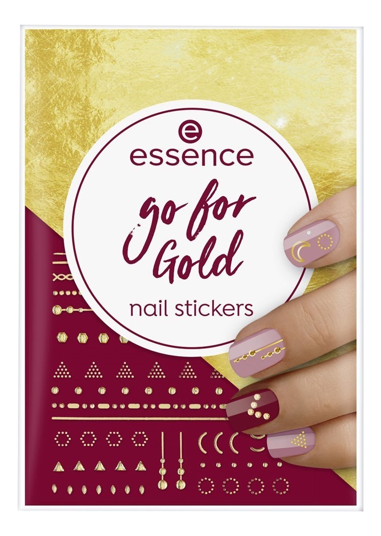 Наклейки для ногтей Nail Stickers Go For Gold от Randewoo