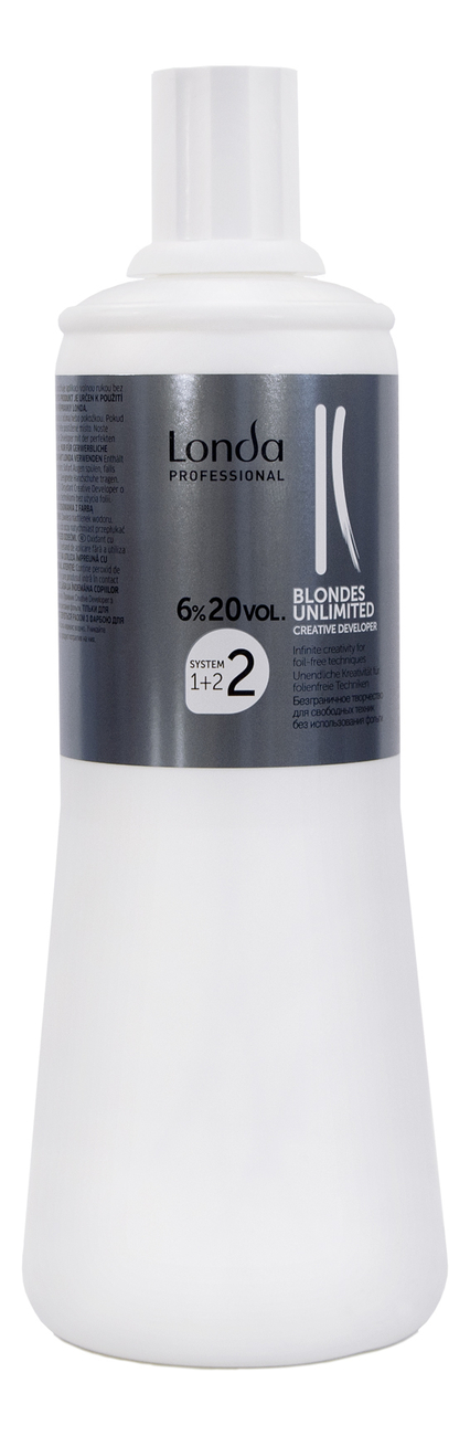 

Окислительная эмульсия для волос Blondes Unlimited 6%: Эмульсия 1000мл, Окислительная эмульсия для волос Blondes Unlimited 6%