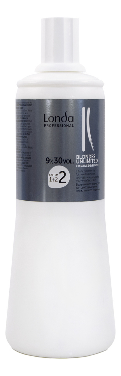 

Окислительная эмульсия для волос Blondes Unlimited 9%: Эмульсия 1000мл, Окислительная эмульсия для волос Blondes Unlimited 9%