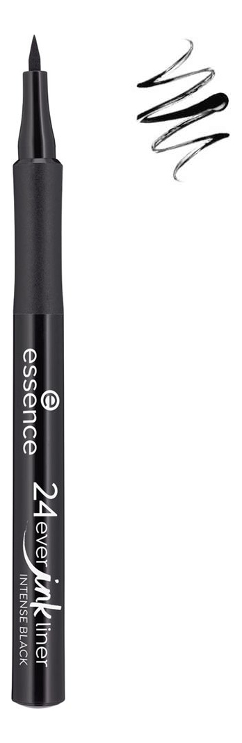 Подводка для глаз 24ever Ink Liner 1,2мл: 01 Intense Black