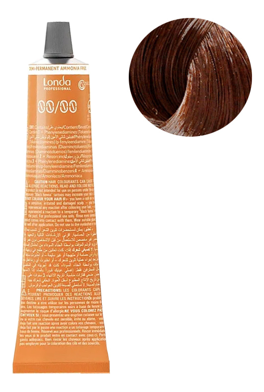 Крем-краска для интенсивного тонирования волос Ammonia Free 60мл: 5/4 Светлый шатен медный крем краска для интенсивного тонирования волос ammonia free 60мл 4 0 шатен