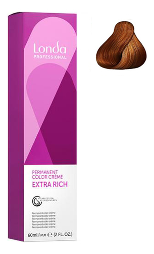 

Стойкая крем-краска для волос Permanent Color Creme Extra Rich 60мл: 7/34 Золотое пламя, Стойкая крем-краска для волос Permanent Color Creme Extra Rich 60мл