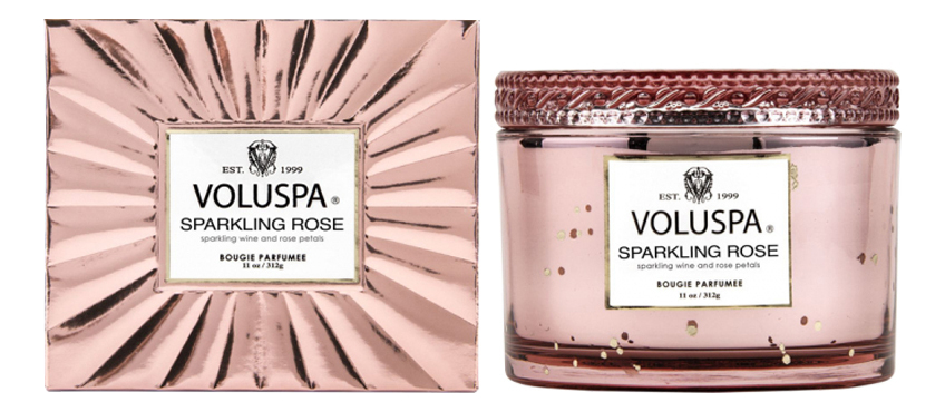 

Ароматическая свеча Sparkling Rose (Игристое розе): свеча в подарочной коробке 312г, Ароматическая свеча Sparkling Rose (Игристое розе)