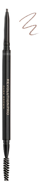 

Контурный карандаш для бровей со щеточкой Define & Fill Brow Pencil: Warm Brown, Контурный карандаш для бровей со щеточкой Define & Fill Brow Pencil