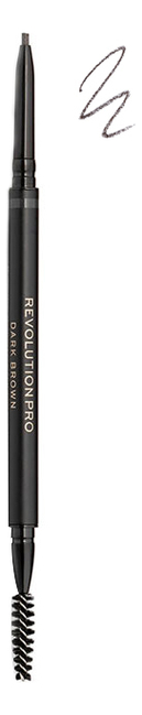 

Контурный карандаш для бровей со щеточкой Define & Fill Brow Pencil: Dark Brown, Контурный карандаш для бровей со щеточкой Define & Fill Brow Pencil