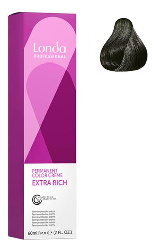 

Стойкая крем-краска для волос Permanent Color Creme Extra Rich 60мл: 5/1 Светлый шатен пепельный, Стойкая крем-краска для волос Permanent Color Creme Extra Rich 60мл