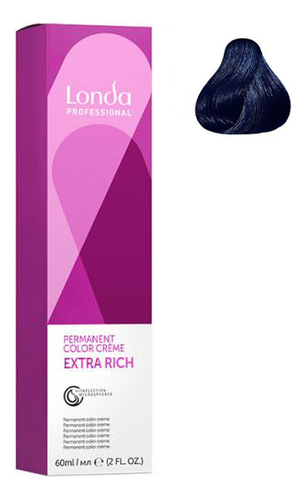 

Стойкая крем-краска для волос Permanent Color Creme Extra Rich 60мл: 2/8 Сине-черный, Стойкая крем-краска для волос Permanent Color Creme Extra Rich 60мл