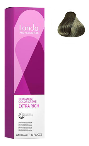 

Стойкая крем-краска для волос Permanent Color Creme Extra Rich 60мл: 6/1 Темный блонд пепельный, Стойкая крем-краска для волос Permanent Color Creme Extra Rich 60мл