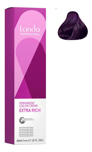 

Стойкая крем-краска для волос Permanent Color Creme Extra Rich 60мл: 4/65 Шатен фиолетово-красный, Стойкая крем-краска для волос Permanent Color Creme Extra Rich 60мл