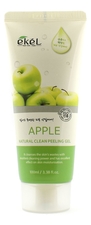 Ekel Пилинг-скатка для лица с экстрактом зеленого яблока Apple Natural Clean Peeling Gel 100мл