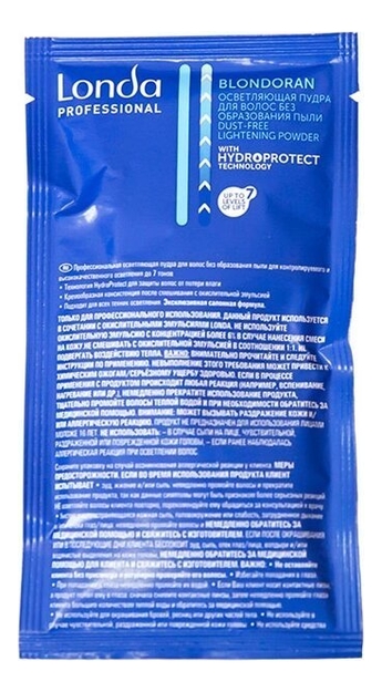 

Осветляющая пудра для волос Blondoran Blonding Powder: Пудра 35г, Осветляющая пудра для волос Blondoran Blonding Powder