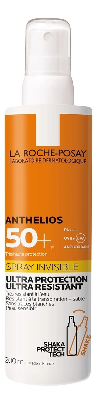 

Невидимый спрей для лица и тела Anthelios Invisible Spray SPF50+ PA++++ 200мл