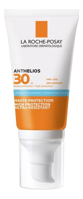 Солнцезащитный крем для лица и кожи вокруг глаз Anthelios Cream Haute Protection SPF30+ 50мл