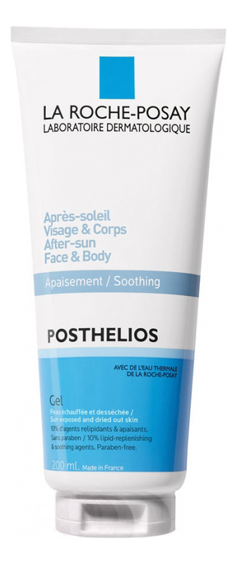 

Восстанавливающий гель после загара для лица и тела Posthelios After-Sun Soothing Gel 200мл