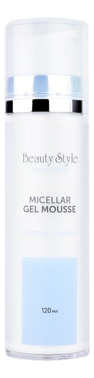 Купить Мицеллярный гель-мусс для демакияжа и очищения кожи лица Micellar Gel Mousse Cleansing Universal: Гель-мусс 120мл, Beauty Style