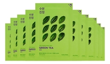 Holika Holika Противовоспалительная тканевая маска с экстрактом зеленого чая Pure Essence Mask Sheet Green Tea 23мл