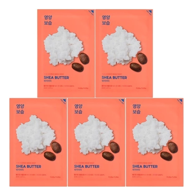 Питательная тканевая маска для лица с маслом ши Pure Essence Mask Sheet Shea Butter 20мл: Маска 1шт