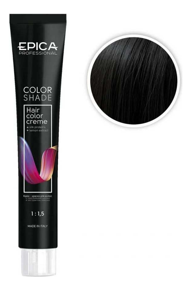 

Крем-краска для волос Color Shade 100мл: 1.0 Черный холодный, Крем-краска для волос Color Shade 100мл