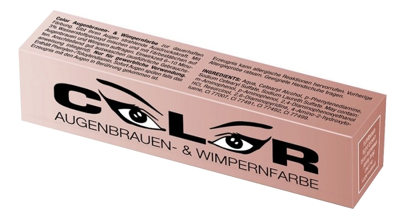 

Краска для бровей и ресниц Coiffeur 15мл: Светло-коричневый, Краска для бровей и ресниц Coiffeur 15мл