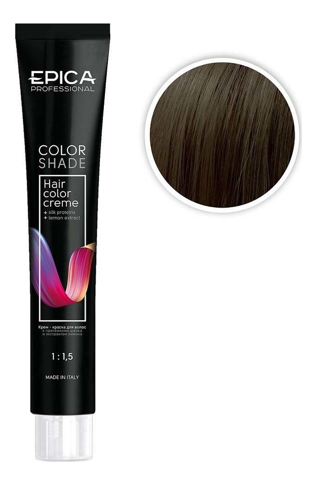 Крем-краска для волос Color Shade 100мл: 6.1 Темно-русый пепельный от Randewoo
