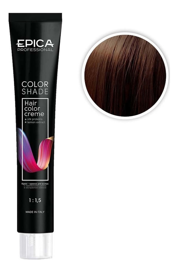 

Крем-краска для волос Color Shade 100мл: 6.3 Темно-русый золотистый, Крем-краска для волос Color Shade 100мл