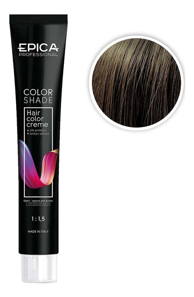 

Крем-краска для волос Color Shade 100мл: 7.0 Русый натуральный холодный, Крем-краска для волос Color Shade 100мл