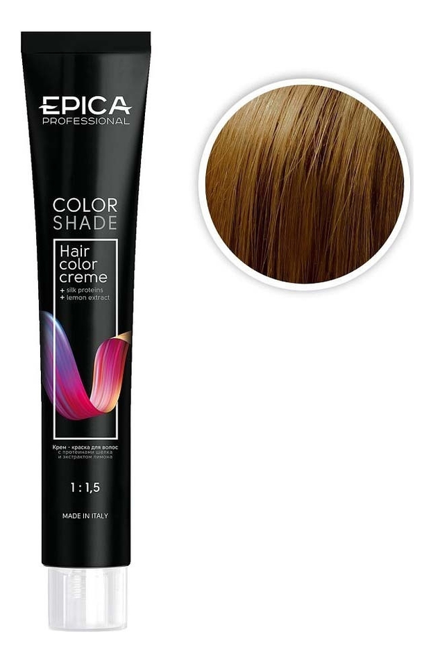 

Крем-краска для волос Color Shade 100мл: 7.31 Русый карамельный, Крем-краска для волос Color Shade 100мл