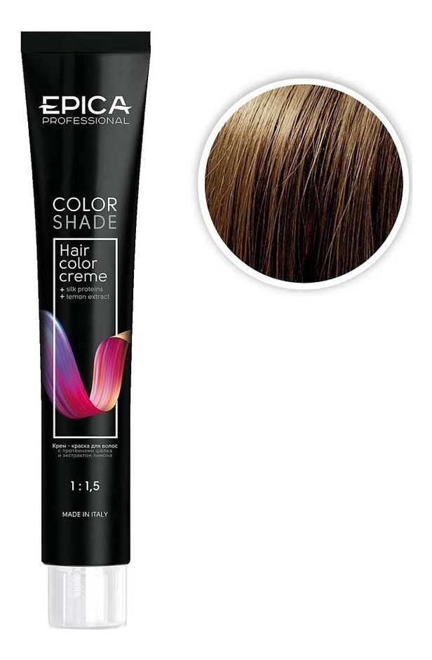 

Крем-краска для волос Color Shade 100мл: 7.32 Русый бежевый, Крем-краска для волос Color Shade 100мл