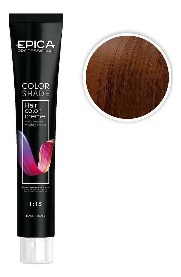 

Крем-краска для волос Color Shade 100мл: 7.4 Русый медный, Крем-краска для волос Color Shade 100мл