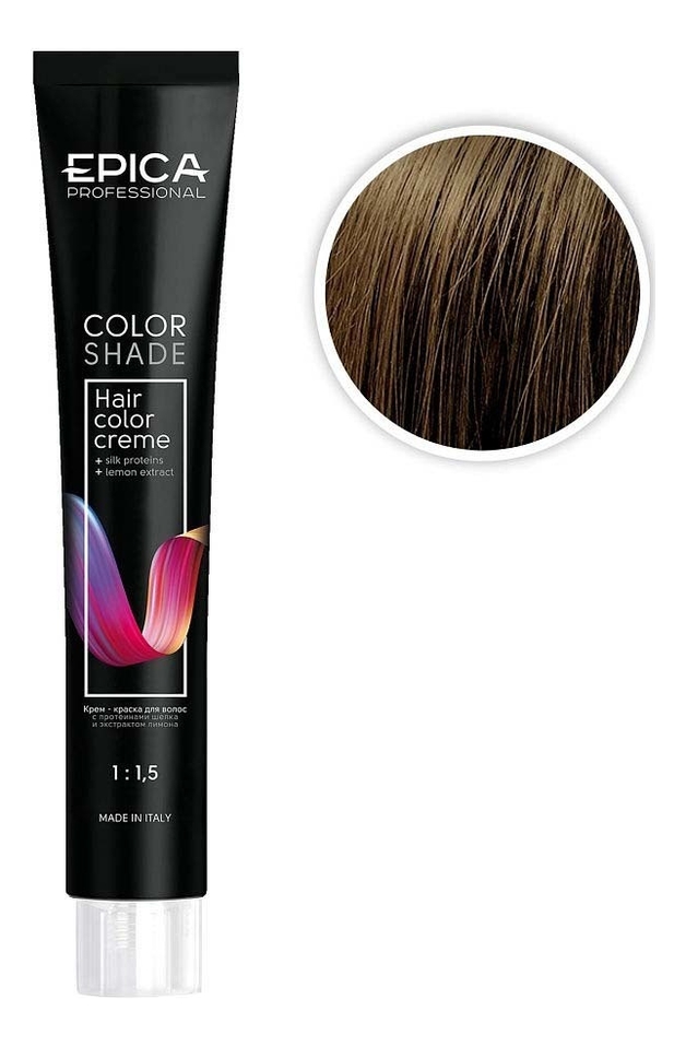 

Крем-краска для волос Color Shade 100мл: 8 Светло-русый, Крем-краска для волос Color Shade 100мл