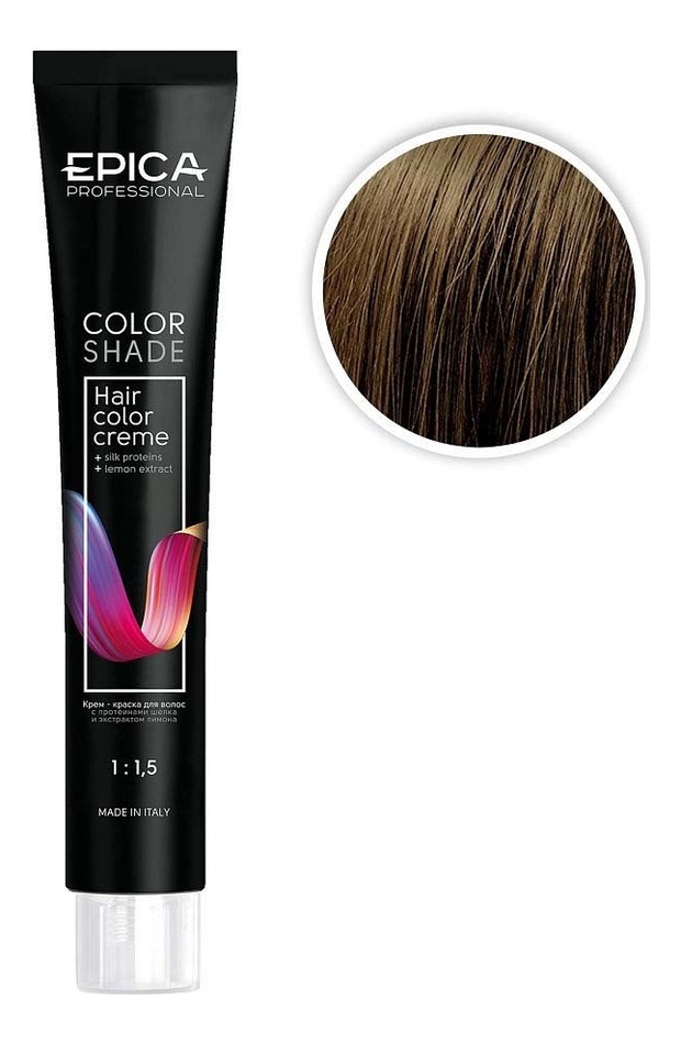 

Крем-краска для волос Color Shade 100мл: 8.00 Светло-русый интенсивный, Крем-краска для волос Color Shade 100мл