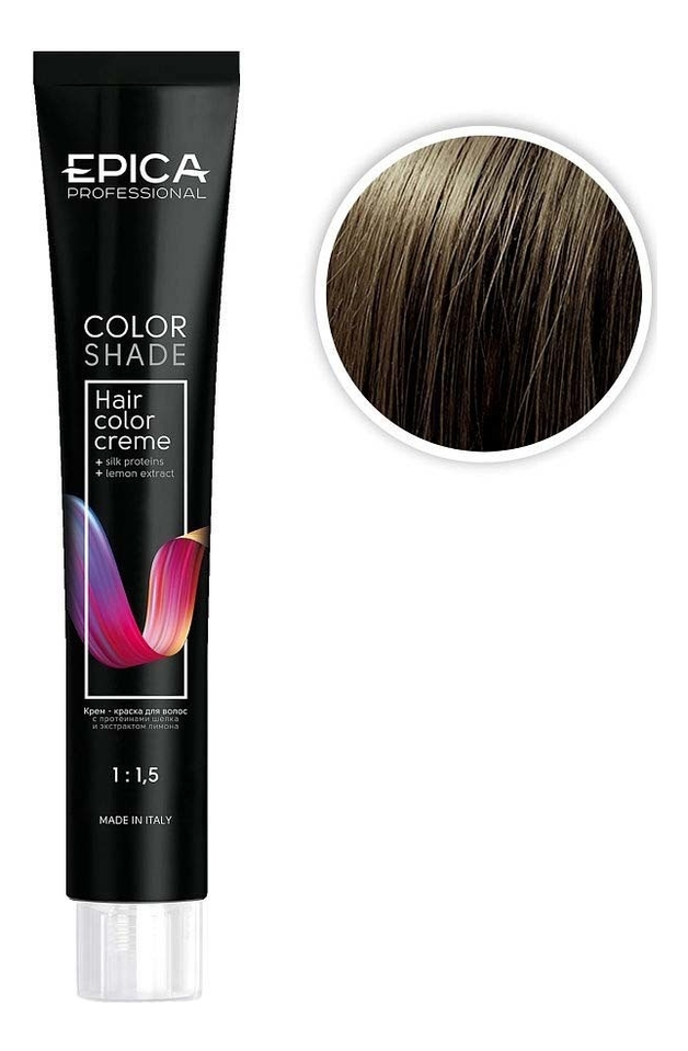 

Крем-краска для волос Color Shade 100мл: 8.11 Светло-русый пепельный интенсивный, Крем-краска для волос Color Shade 100мл