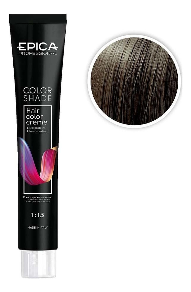 Купить Крем-краска для волос Color Shade 100мл: 8.17 Светло-русый древесный, Epica Professional