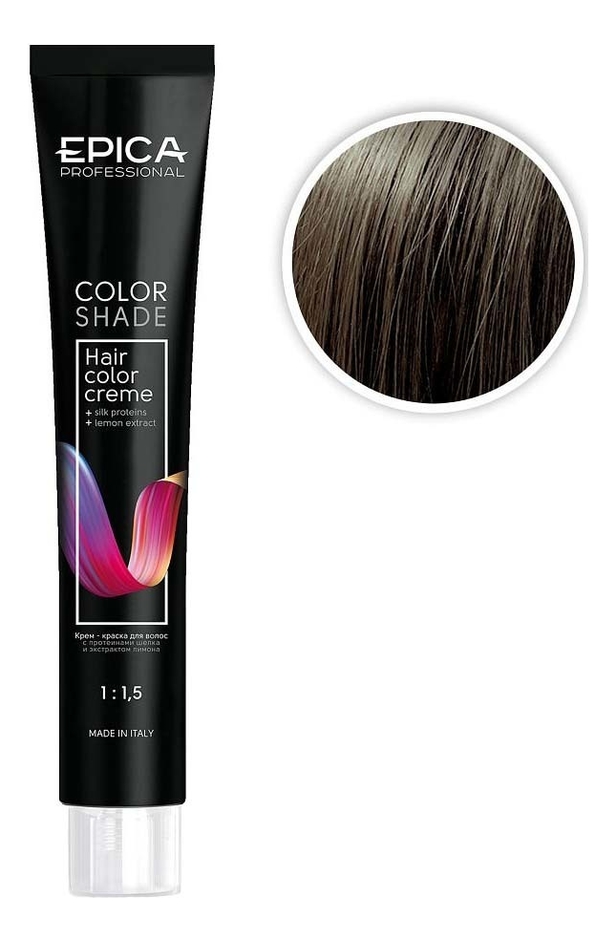 

Крем-краска для волос Color Shade 100мл: 8.17 Светло-русый древесный, Крем-краска для волос Color Shade 100мл