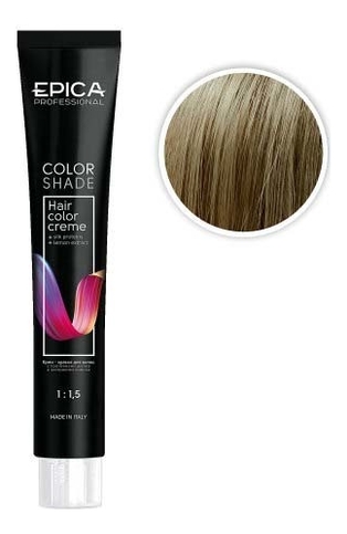 

Крем-краска для волос Color Shade 100мл: 9.1 Блондин пепельный, Крем-краска для волос Color Shade 100мл