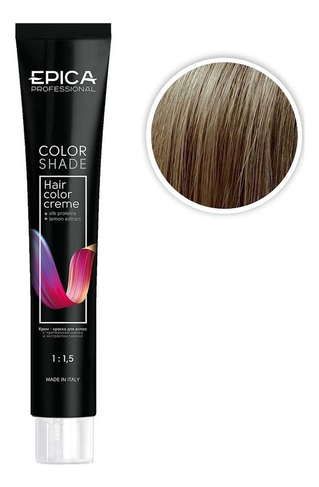 

Крем-краска для волос Color Shade 100мл: 10.0 Светлый блондин натуральный холодный, Крем-краска для волос Color Shade 100мл