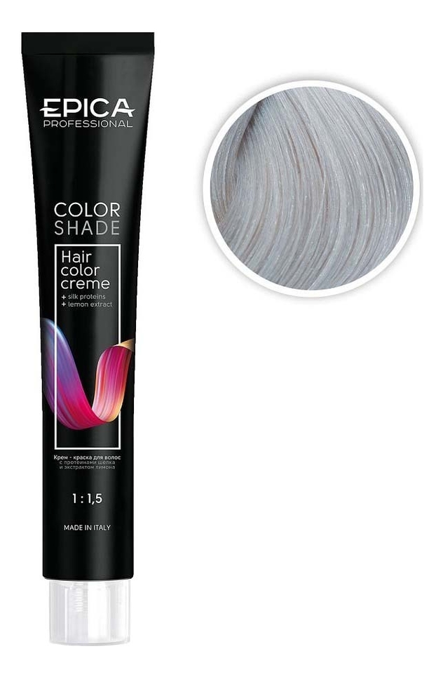 

Крем-краска для волос Пастельное тонирование Color Shade 100мл: Сталь, Крем-краска для волос Пастельное тонирование Color Shade 100мл