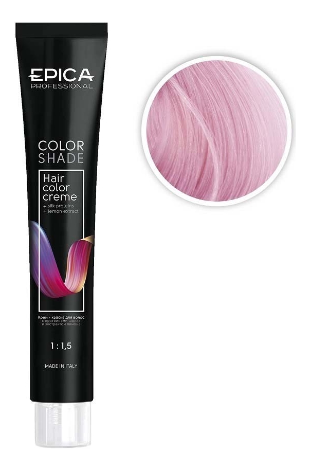 

Крем-краска для волос Пастельное тонирование Color Shade 100мл: Розовый, Крем-краска для волос Пастельное тонирование Color Shade 100мл