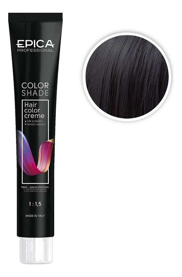 

Крем-краска для волос Пастельное тонирование Color Shade 100мл: Графит, Крем-краска для волос Пастельное тонирование Color Shade 100мл